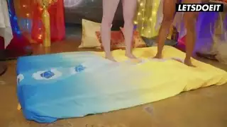 الليالي العربية بين الأعراق كس